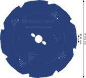 BoschEXPERT 纤维水泥圆锯片 305 毫米。